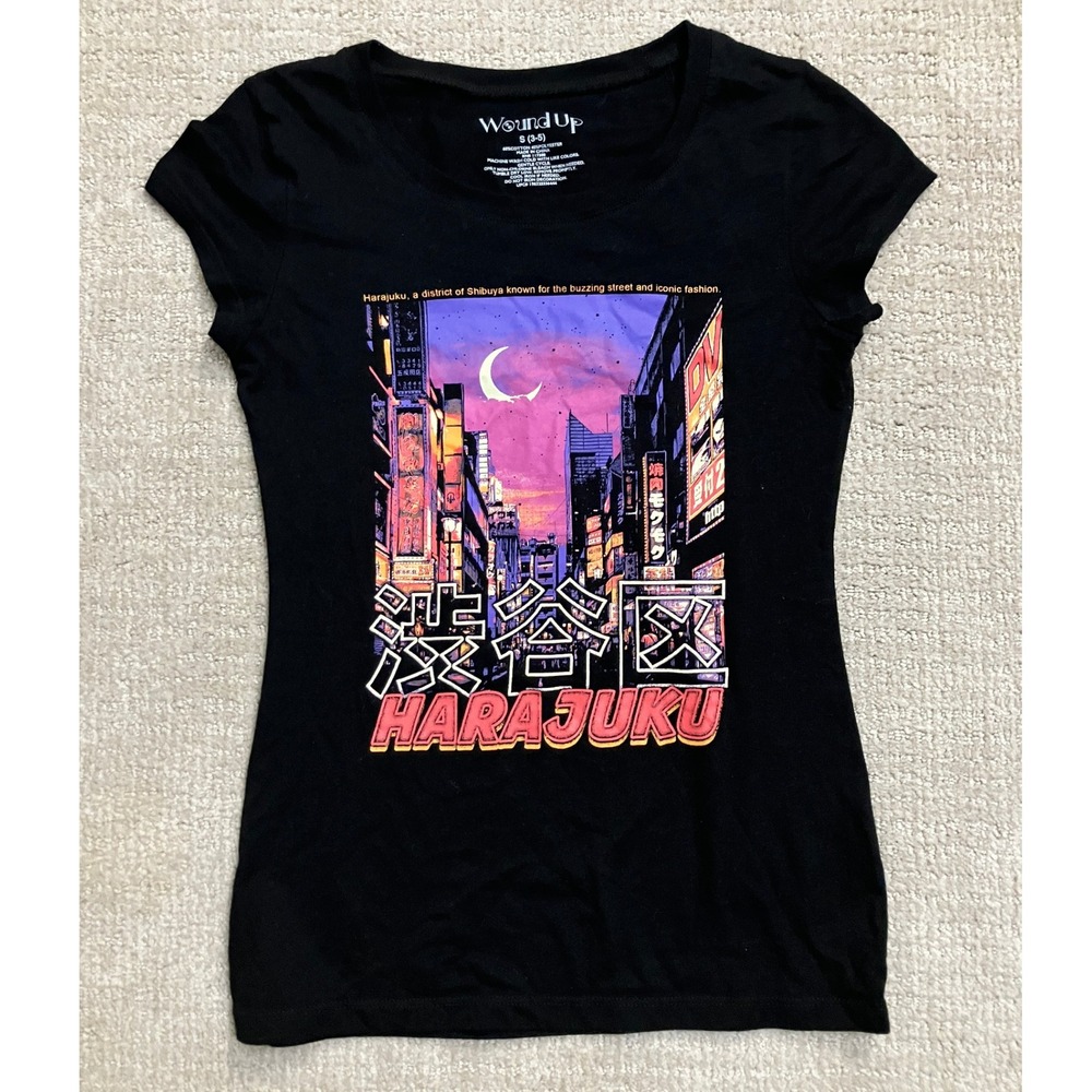 Wound Up Harajuku Graphic Tee Japan Tokyo Streetwear T-Shirt Small